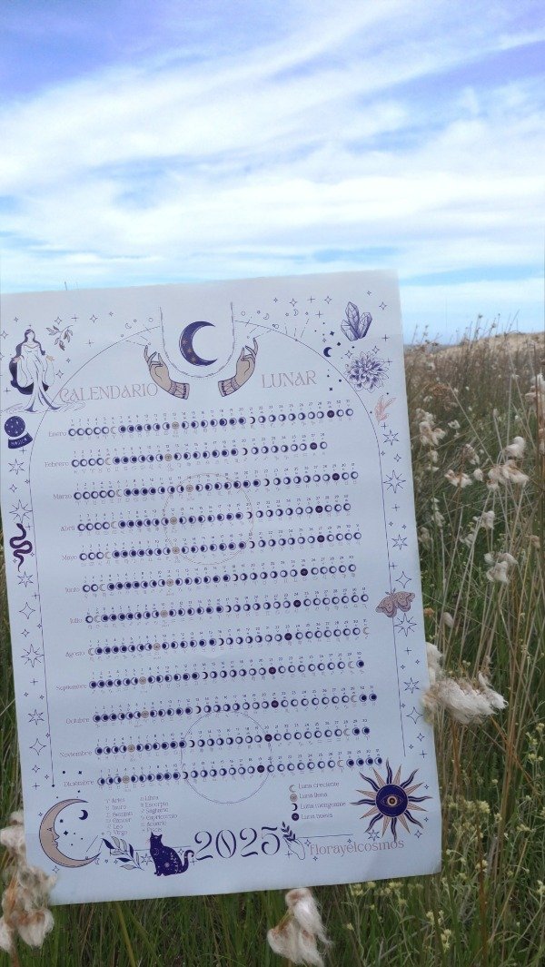 Producto - Calendario Lunar 2025- rainha do mar