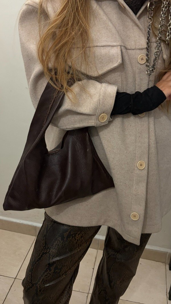 Producto - CARTERA DE CUERO BRANDY (PRE ORDER)