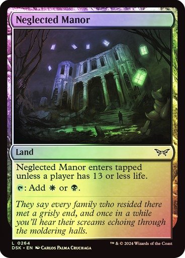 Producto - Neglected Manor Foil  Duskmourn: House of Horror