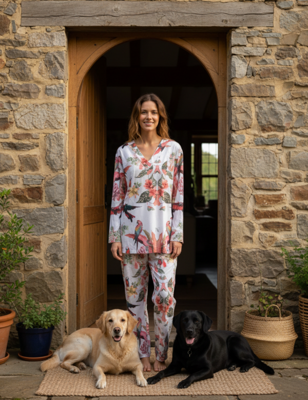 Producto - Piyama selva libre blanco