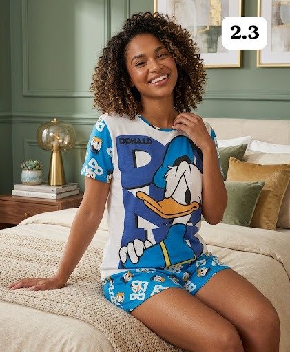 Producto - Pijama dama Pato Donald T.L - 1