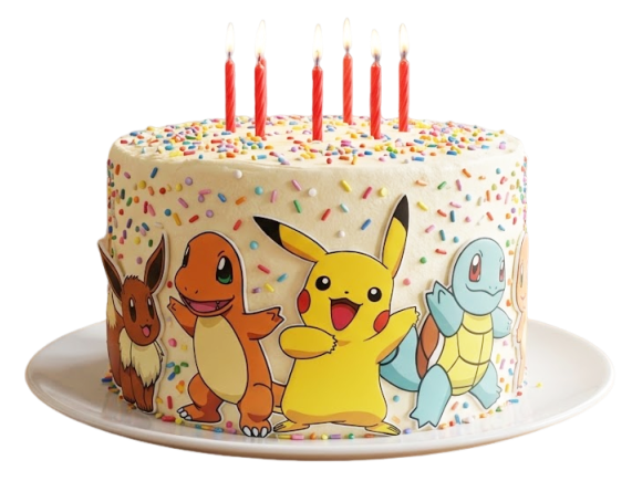 Producto - Pokemon Guarda para Decorar Torta - 0