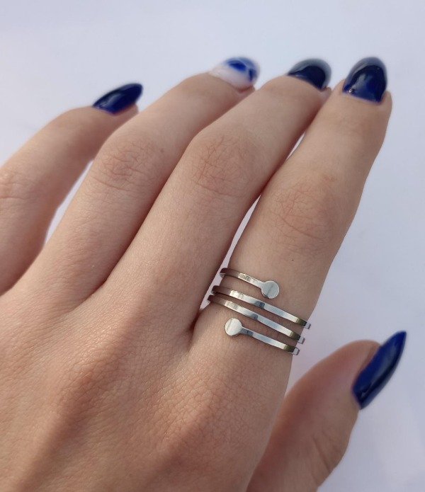 Producto - Anillo Línea con Círculos