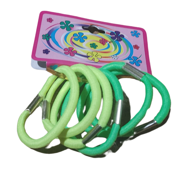 Producto - Colita Gomita De Pelo Poliester Mujer Niña Pack 6 Unidades - 1