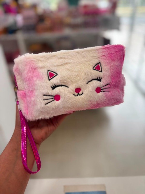 Producto - Cartucheras/portacosmetico peluche gatito - 0