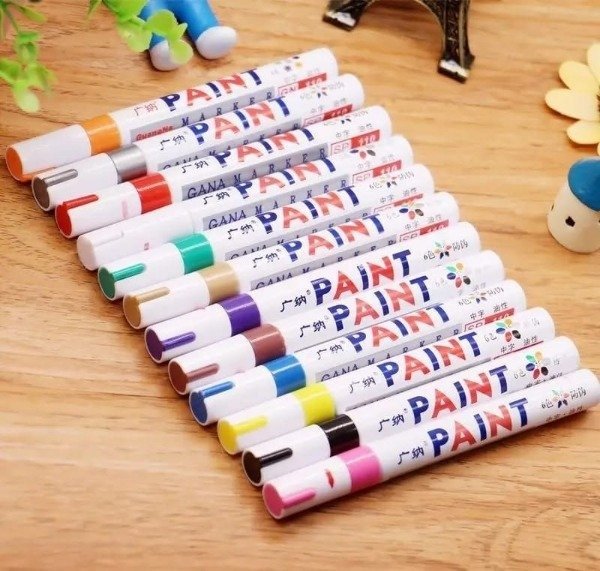 Producto - Marcadores de Pintura Acrílica tipo Posca Multisuperficie x 12