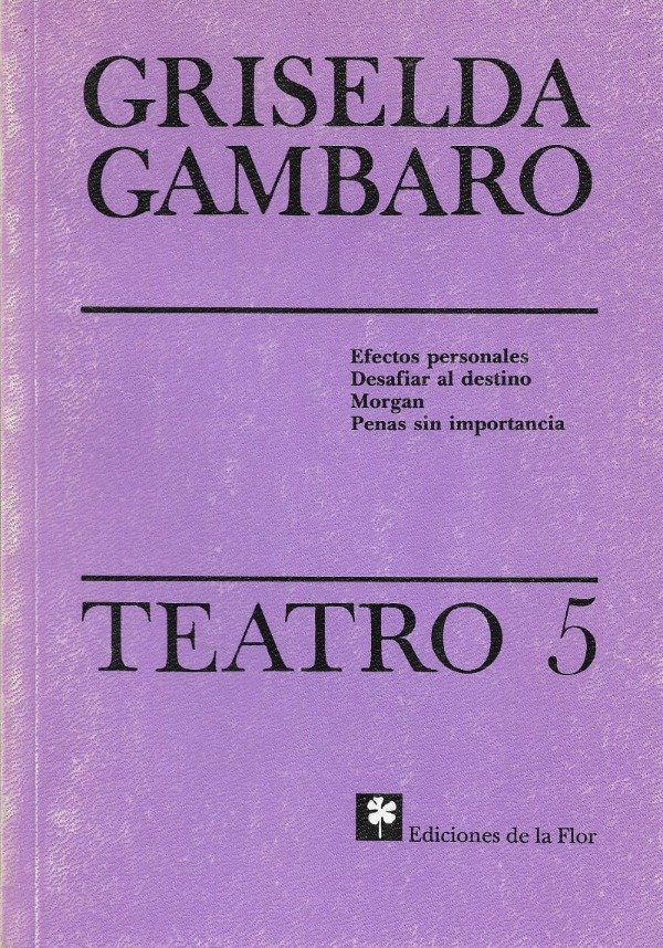 Producto - Teatro 5 de Griselda Gambaro