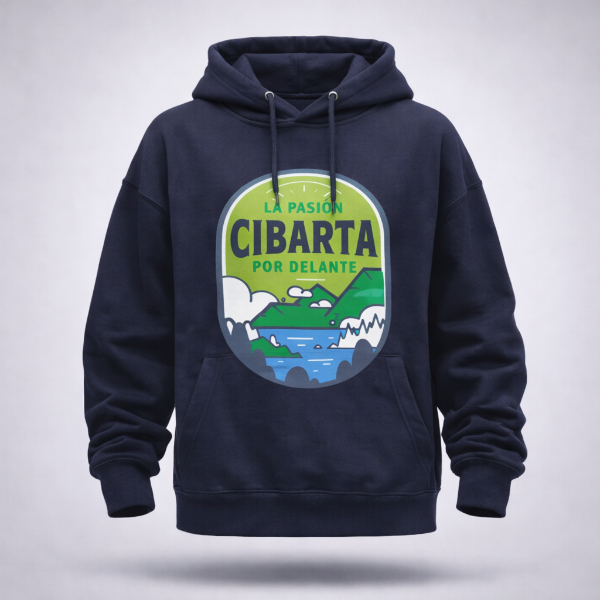 Producto - Canguro OVERSIZE Cibarta MOD PATAGONIA NEGRO algodon Rustico