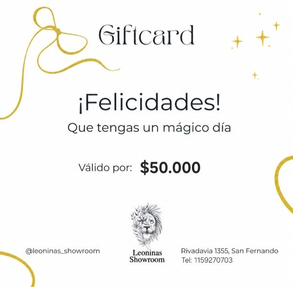 Producto - Gift Card (50.000)