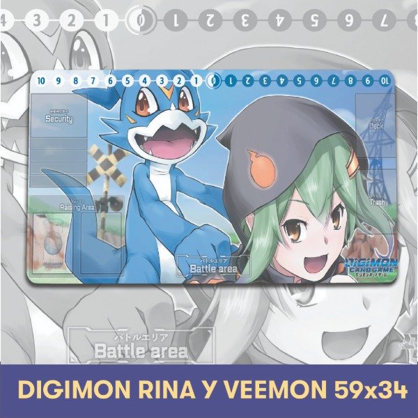 Producto - TCG Digimon Rina y Veemon
