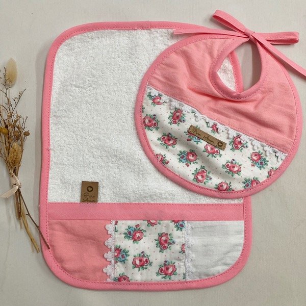 Producto - Set flores rosa flamenco