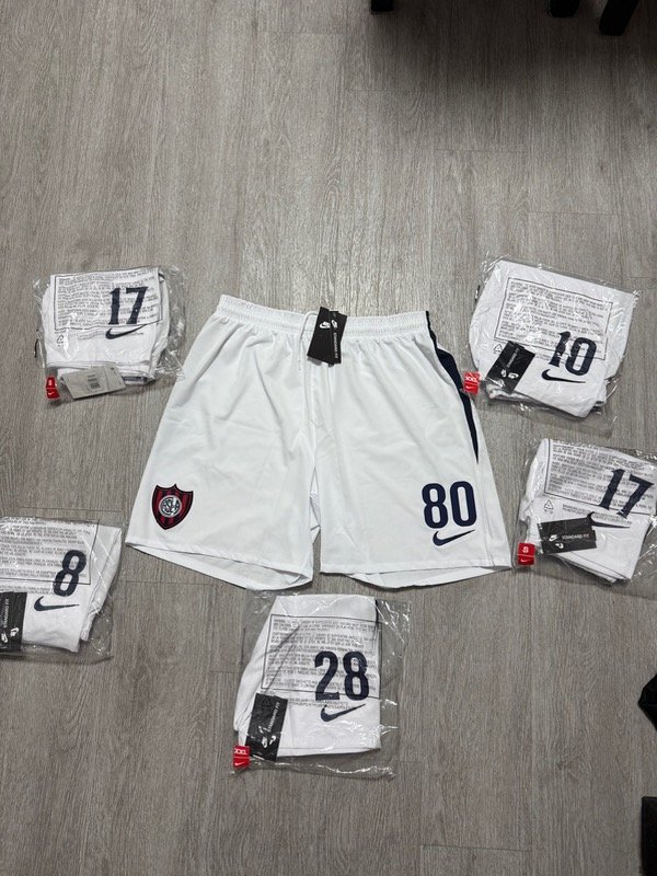 Producto - Short importado de San Lorenzo 2024 blanco