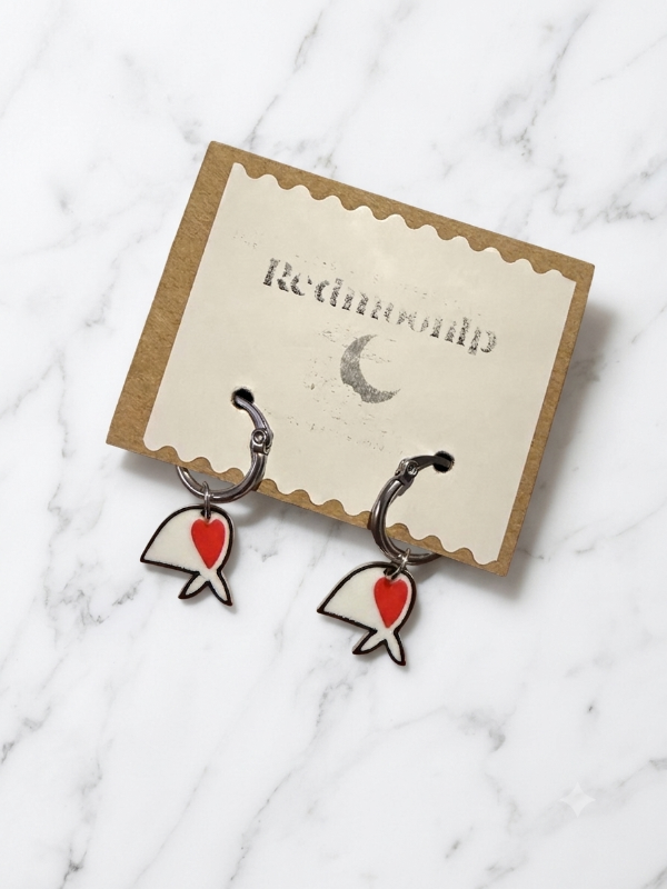 Producto - Argollitas Abuelas de Plaza de Mayo Rojo ACERO QUIRÚRGICO