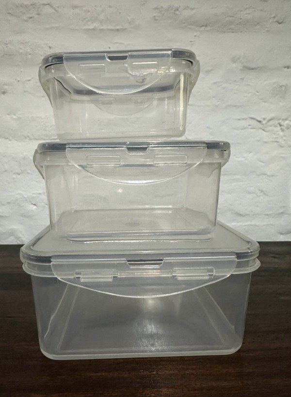 Producto - Set x3 herméticos con traba.