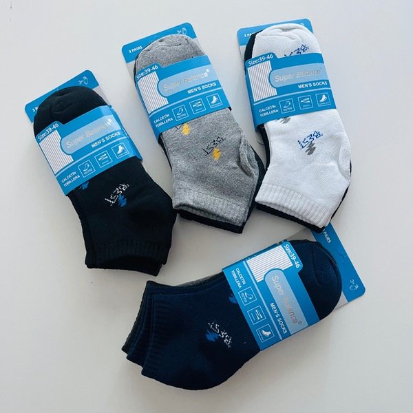 Producto - Docena Soquetes Termicos Super Balance Hombre Estampado