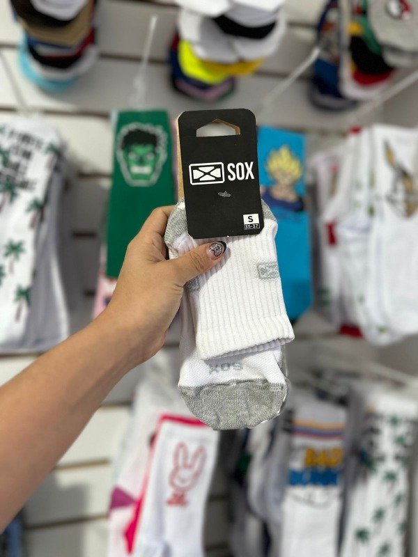 Producto - SOX antideslizantes blancas S