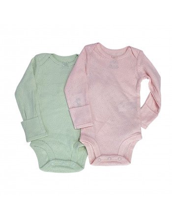 Producto - Pack body RN lisos Rosa y Verdeagua m/l - Carter's