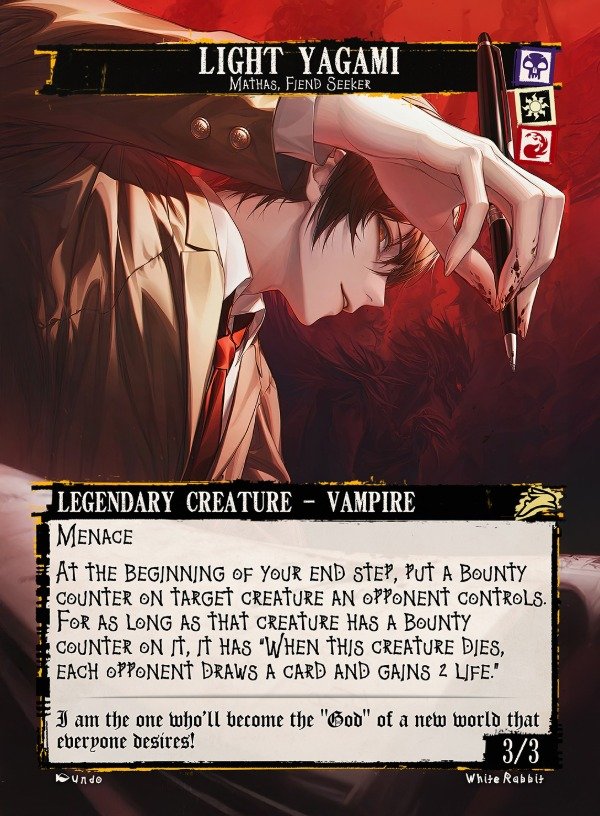 Producto - Mazo EDH Death Note - Mathas, Fiend Seeker