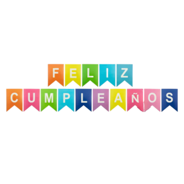 Producto - Banderin grande "Feliz cumpleaños" - 0