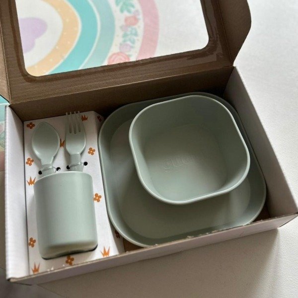 Producto - Set de polipropileno Verde Pastel