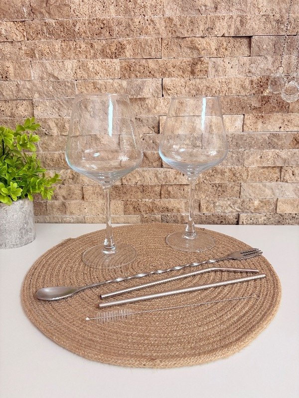 Producto - Pack de 2 sorbetes metálicos + cepillo limpiador