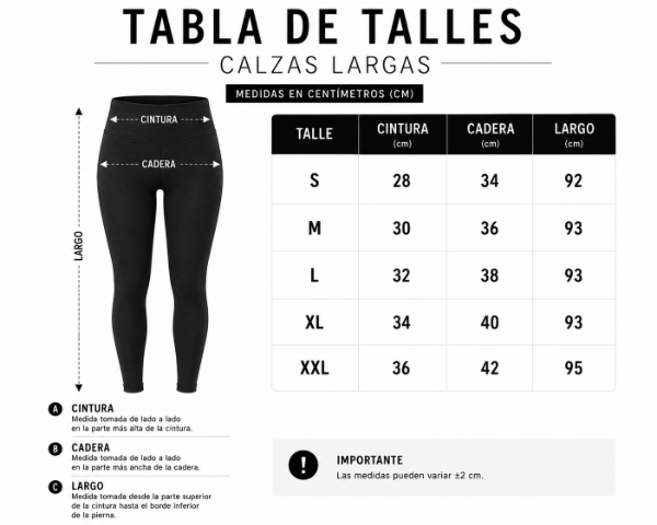 Producto - Calza Larga de Lycra SIN FRIZA - 5