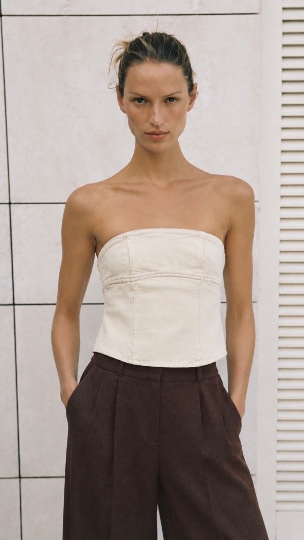 Producto - Strapless bustier Zara - 0