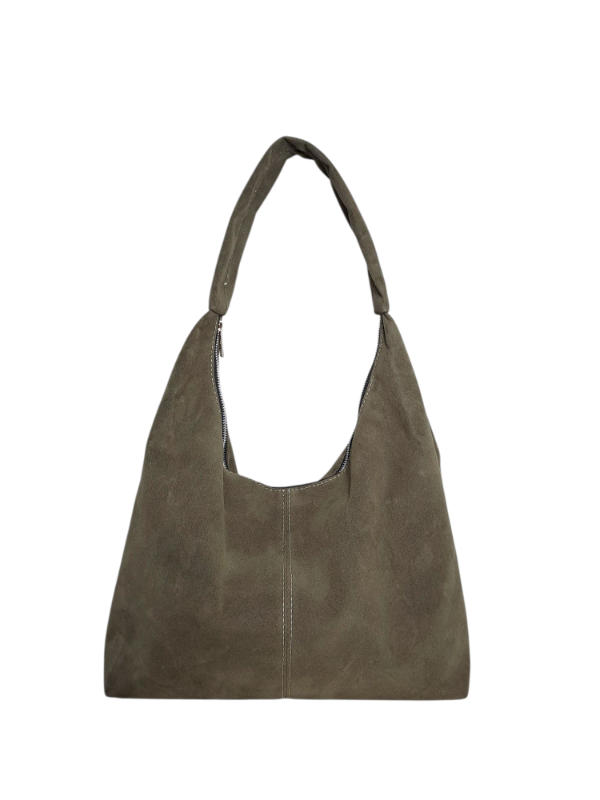 Producto - Hobo gamuza oliva - PREVENTA