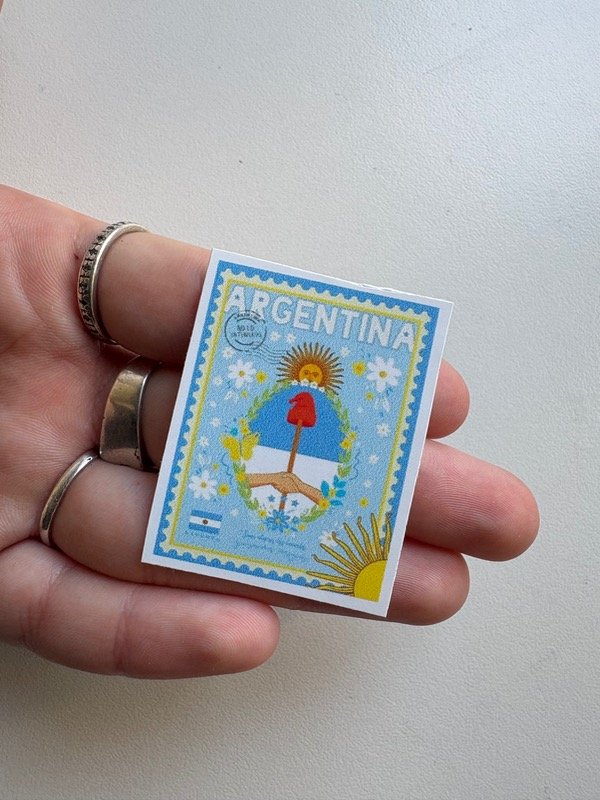 Producto - Sticker argentina celeste