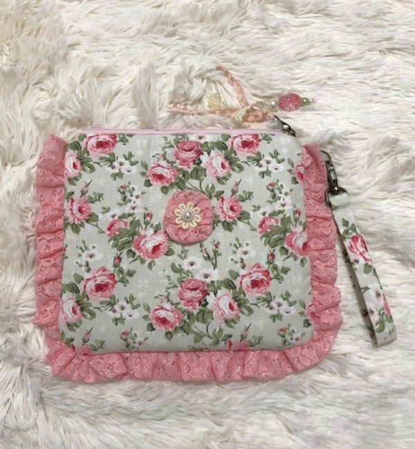 Producto - Neceser Clutch Romántico/Coquette "ANABELA"