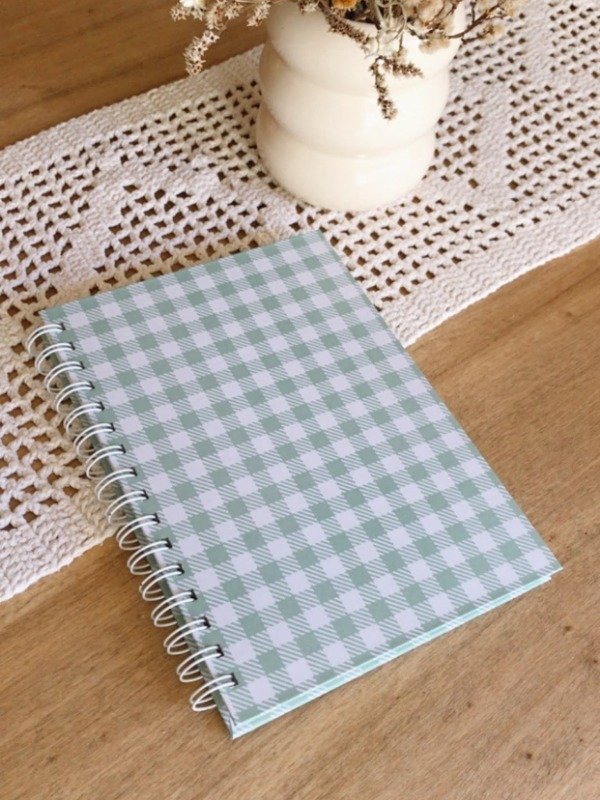 Producto - Cuaderno Tartan Menta