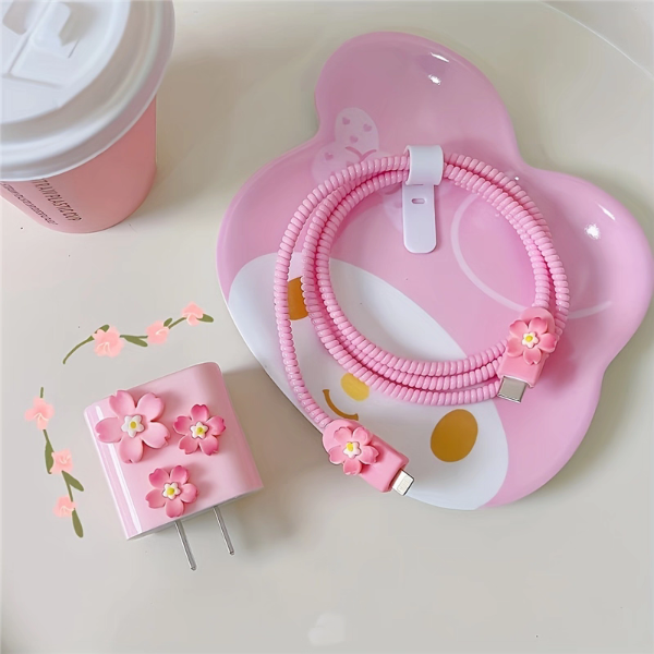 Producto - Protector de cargador Flor Sakura