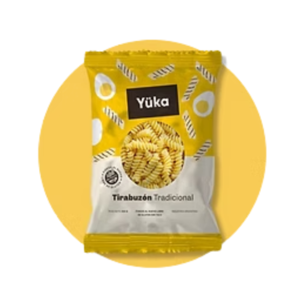 Producto - YÜKA FIDEO AL HUEVO TIRABUZÓN X 250 GR