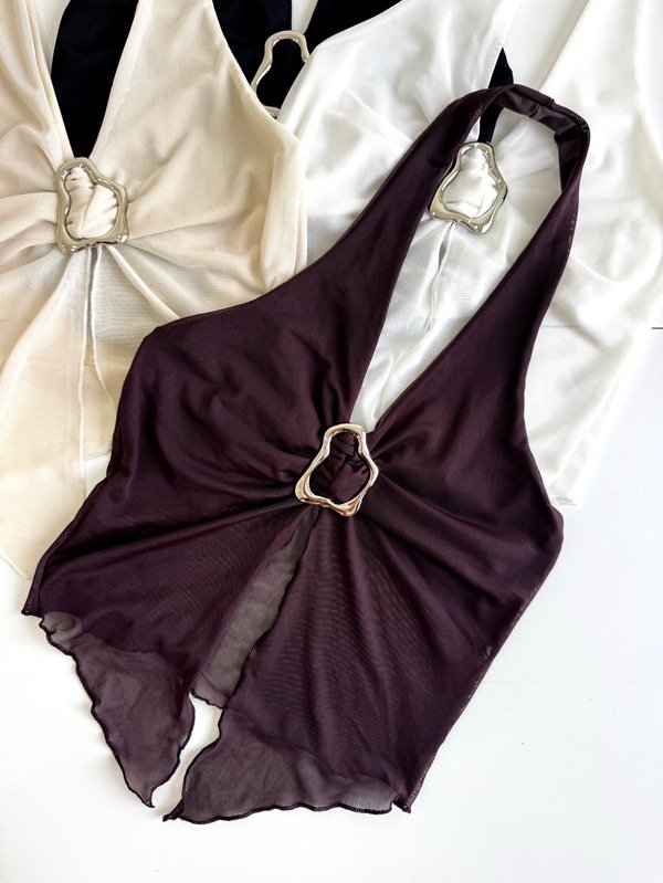Producto - TOP MARILYN TUL HEBILLA