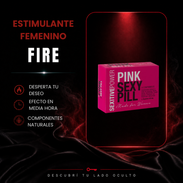 Producto - FIRE - Vigorizante femenino x4