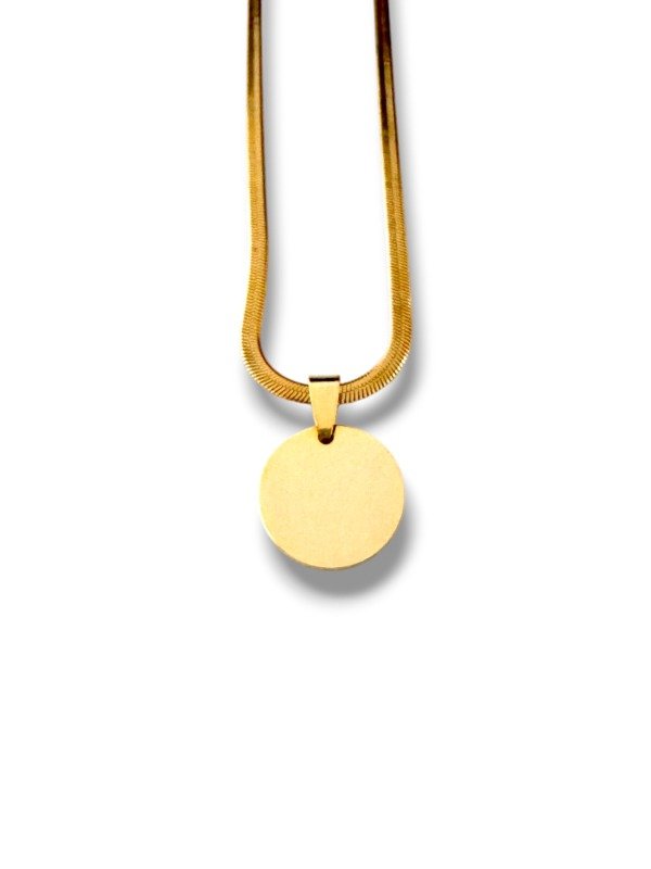 Producto - Collar Circular Dorado