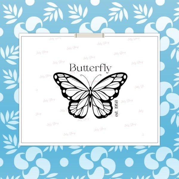 Producto - Sello Mariposa butterfly