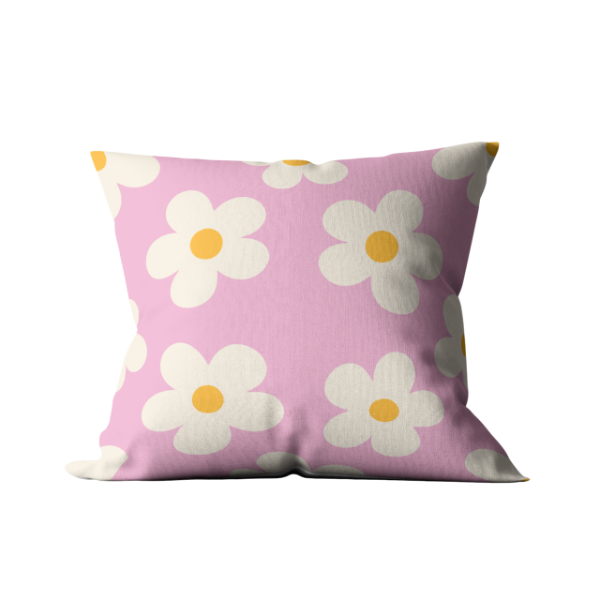 Producto - Almohadón Flores Blancas