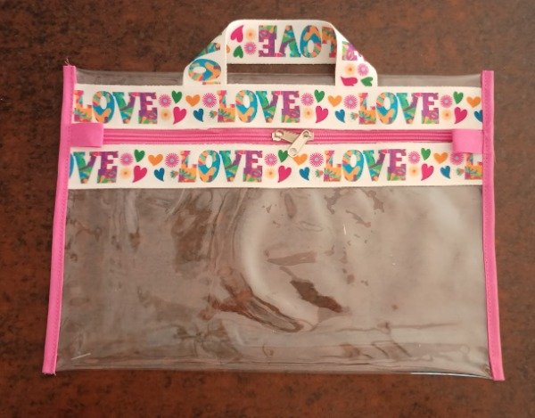 Producto - Valija A4 "Emilce" - Transparente