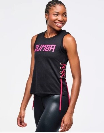 Producto - Zumba Libre Tank With Lace Up Detail