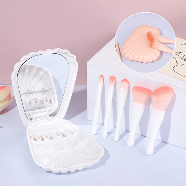Producto - Estuche x5 Brochas + Espejo