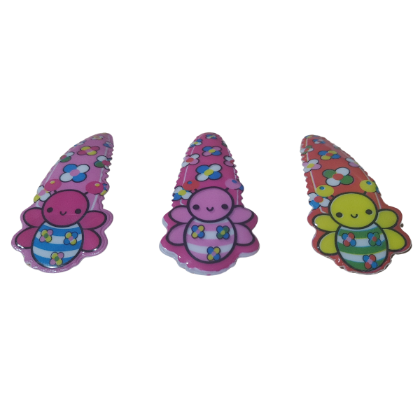 Producto - Hebillas De Pelo Tic Tac Abejitas Pack X 10 Niña Mujer - 2