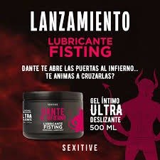 Producto - Dante Al Infierno Gel Intimo Lubricante Fisting 500 ml
