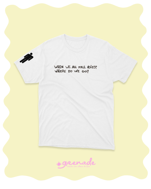 Producto - Remera "when we all fall asleep"