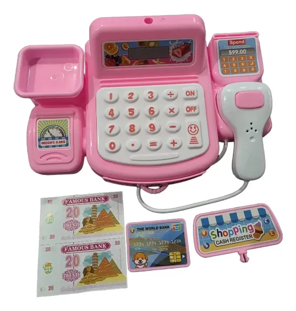 Producto - Caja Registradora A Pilas En Bolsa Pvc Juguete