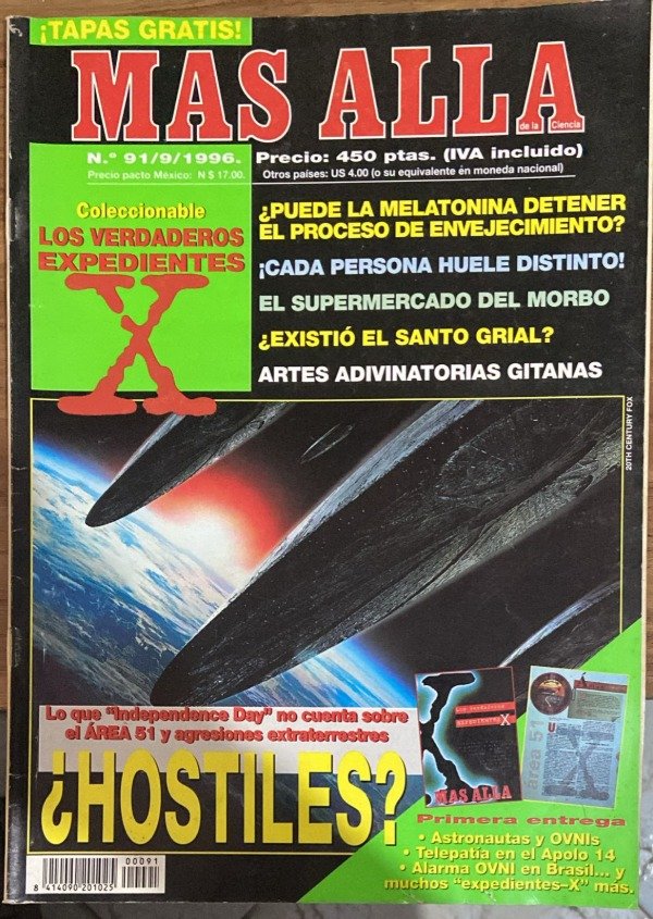 Producto - REVISTA MÁS ALLÁ NO.91 SEPTIEMBRE 1996