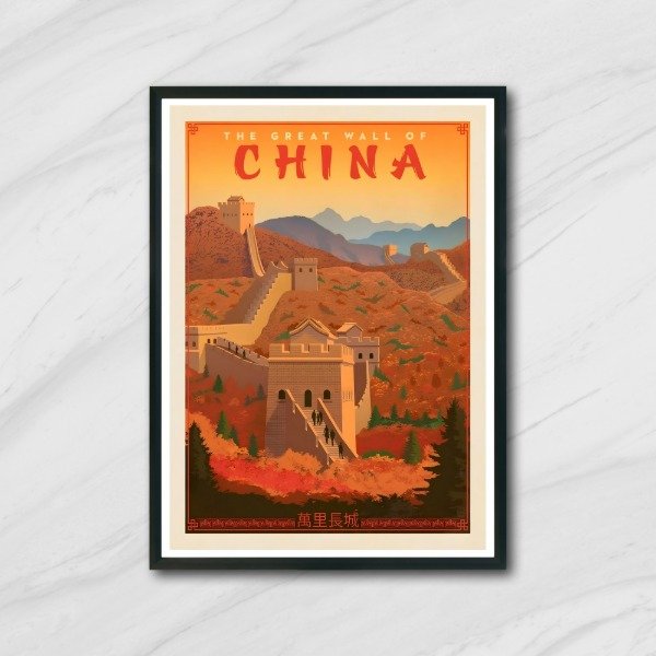 Producto - Cuadro decorativo viajes Muralla China