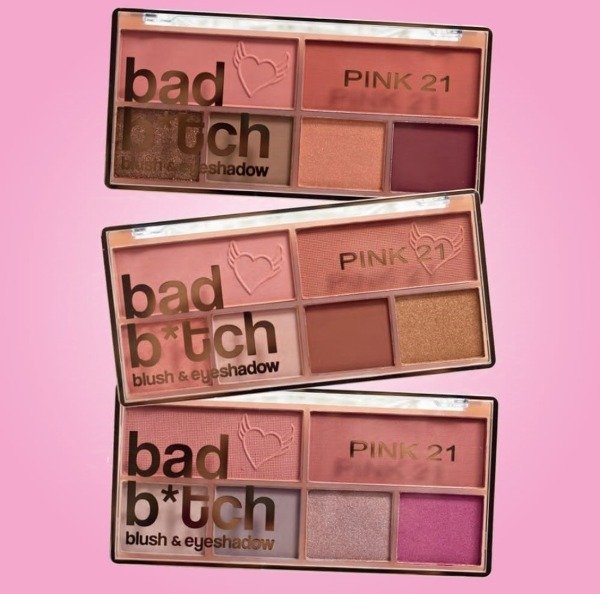 Producto - PALETA 4 SOMBRAS Y 2 RUBORES PINK21