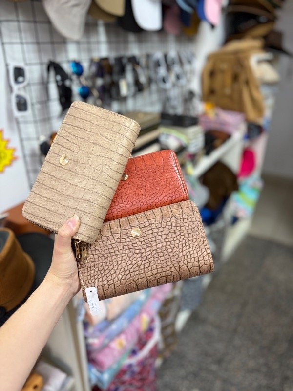 Producto - Billetera doble la chapelle croco grande - 0
