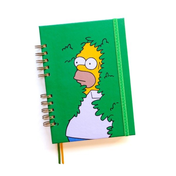 Producto - Cuaderno / Agenda - Los Simpson 02 - Homero arbusto